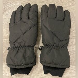 HOT PAWS Mens Black Winter Snowboard Ski Gloves. Size Large